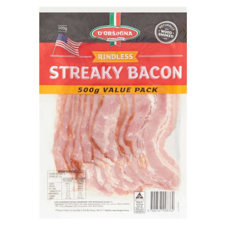 D'Orsogna Streaky Bacon