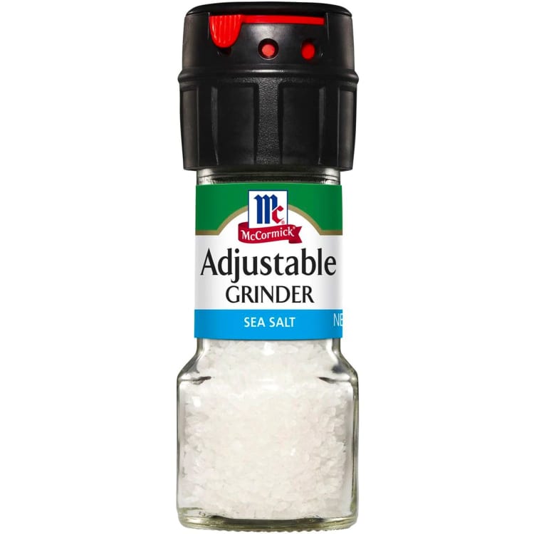 McCormick Sea Salt Grinder Adjustable