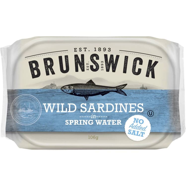 Brunswick Sardines In Springwater No Added Salt