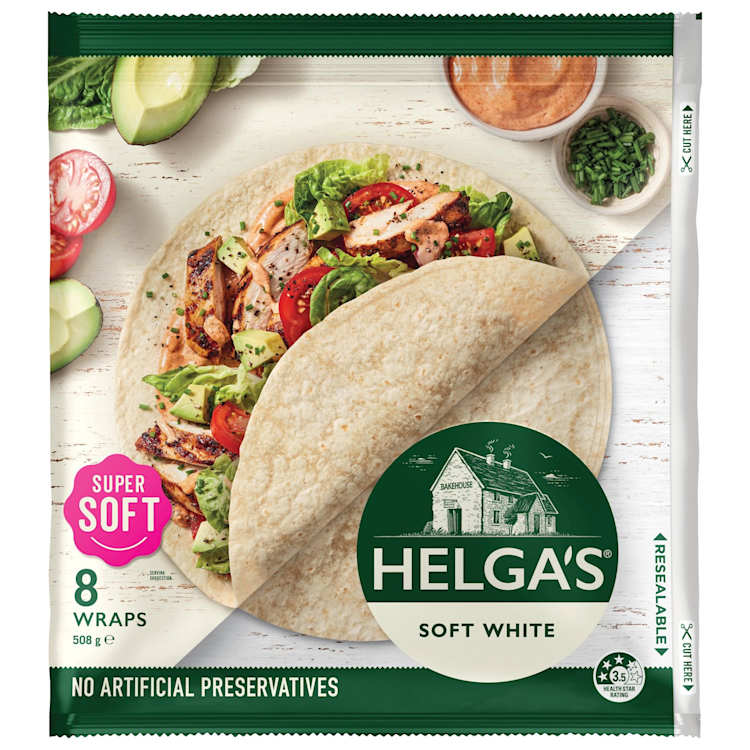 Helga's Wrap Traditional White