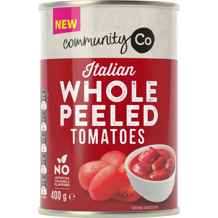 Community Co Whole Peeled Tomatoes