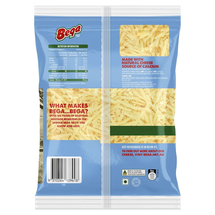 Bega Farmers' Tasty Cheese Lactose Free