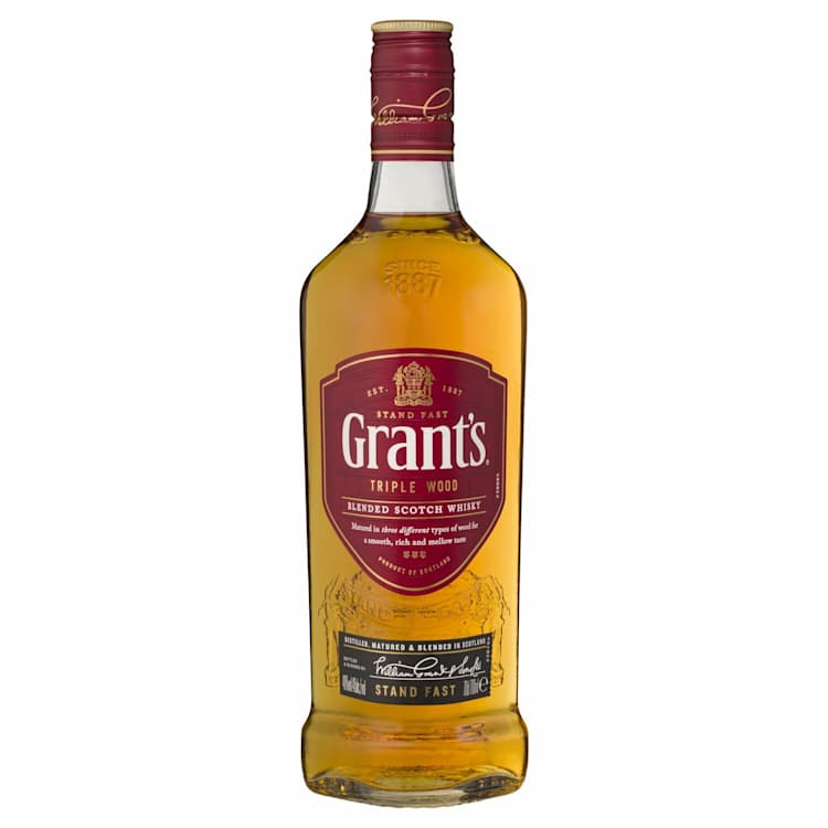 Grant's Triple Wood Blended Scotch Whisky Bottle