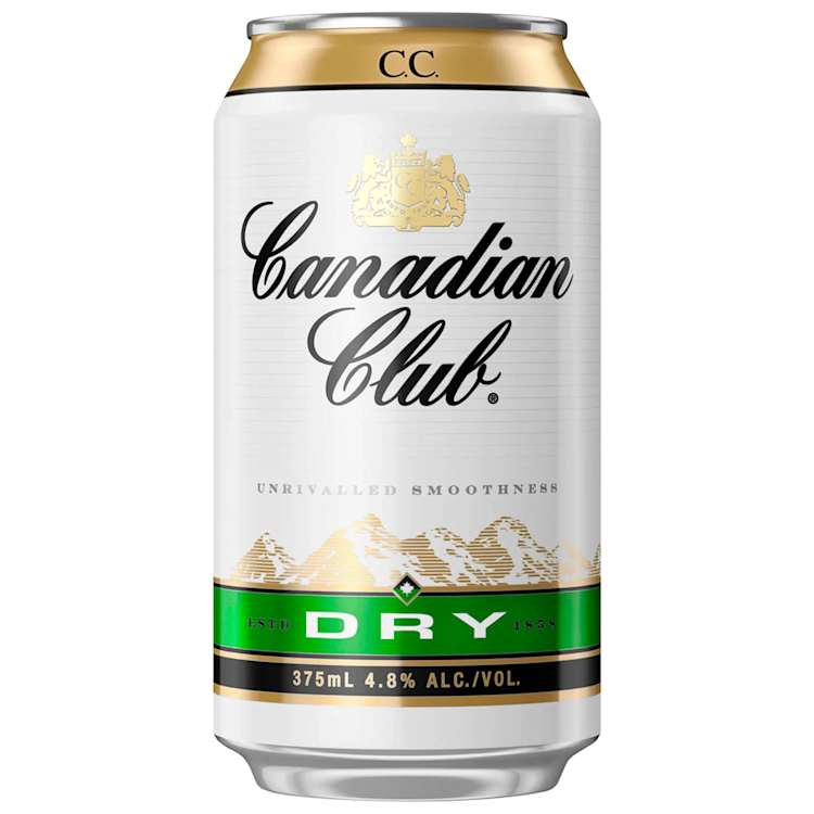 Canadian Club & Dry Bottle