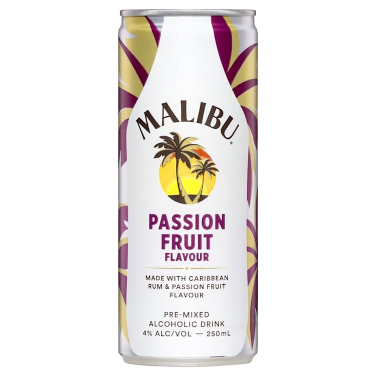 Malibu Pre-Mixed Alcoholic Drink Passion Fruit