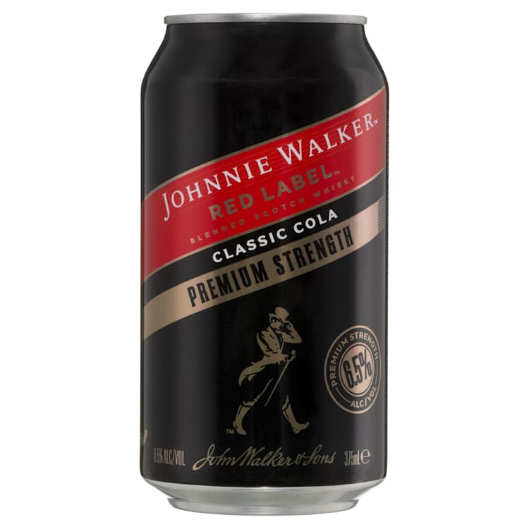Johnnie Walker Red Label & Classic Cola Premium Serve 6.5% Can