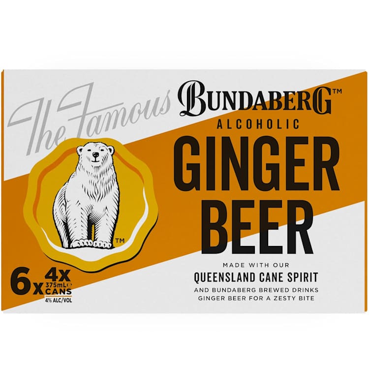 Bundaberg Alcoholic Ginger Beer 4%