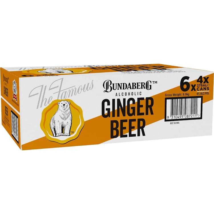 Bundaberg Alcoholic Ginger Beer 4%