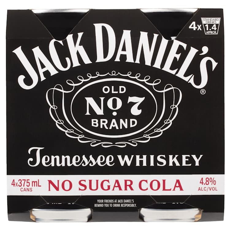 Jack Daniel's & No Sugar Cola