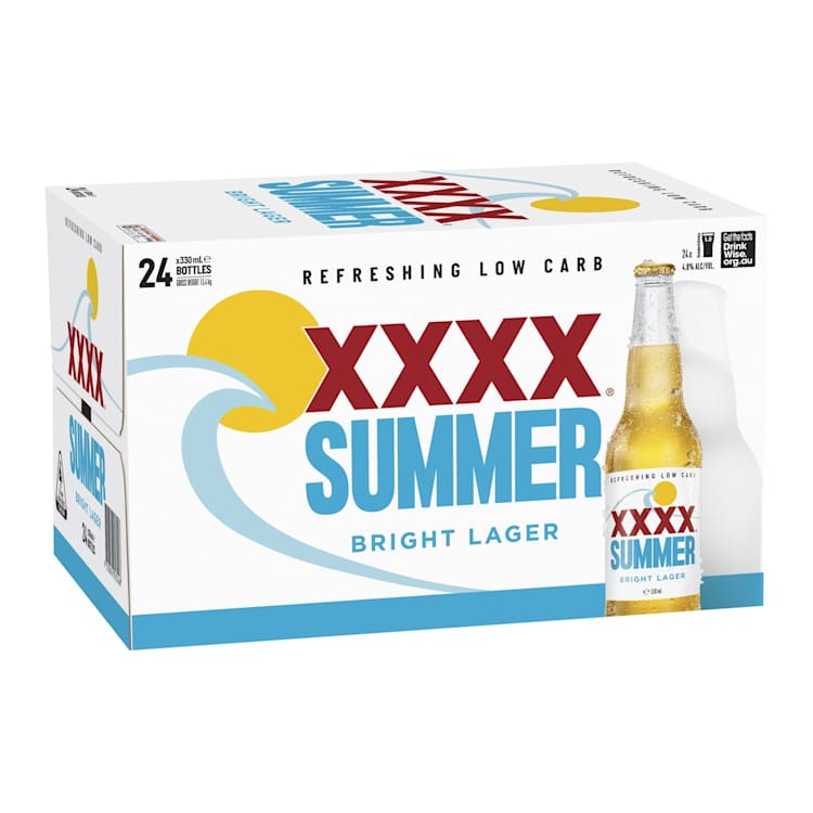 XXXX Summer Bright Lager Bottle