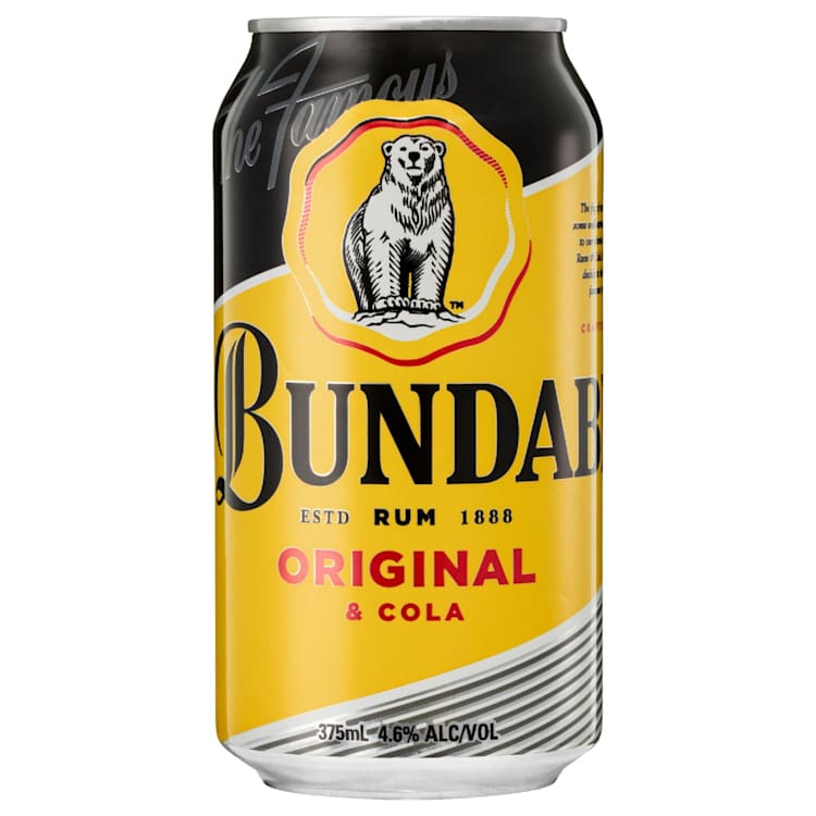 Bundaberg Original Rum & Cola Can