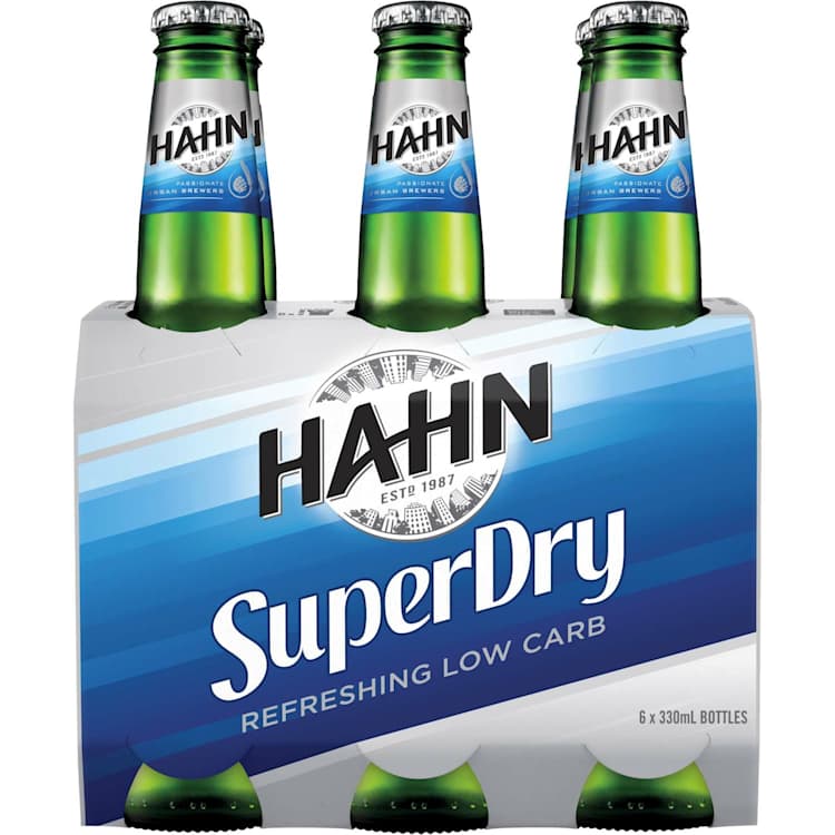 Hahn Super Dry 4.6 Bottle