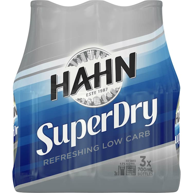 Hahn Super Dry 4.6 Bottle