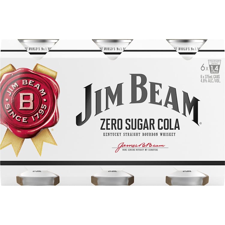 Jim Beam Bourbon & Zero Sugar