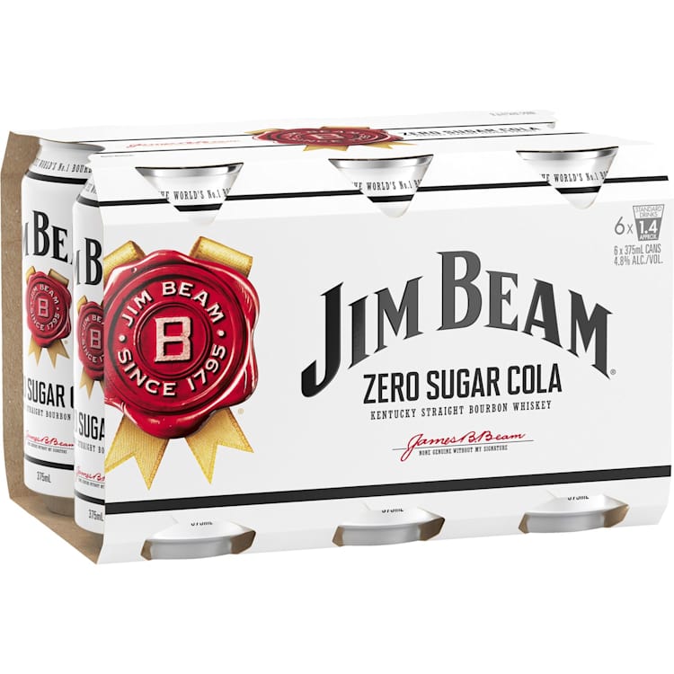 Jim Beam Bourbon & Zero Sugar