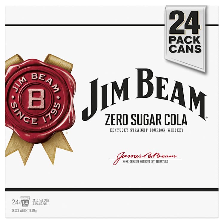 Jim Beam Zero Sugar Cola