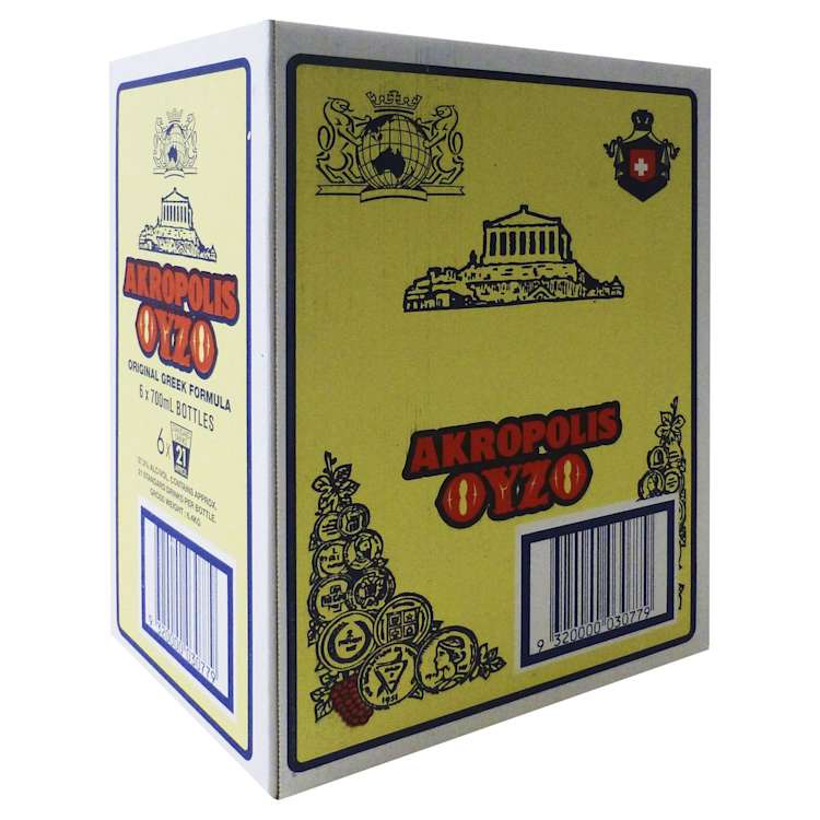 Akropolis Oyzo Carton 37.3% Bottles