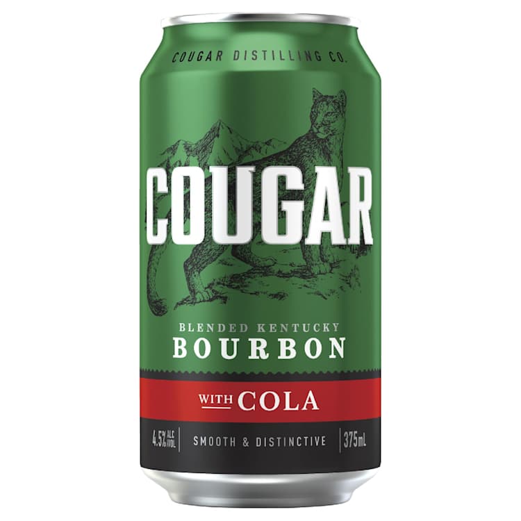 Cougar Bourbon & Cola 4.5% Can