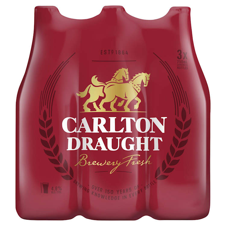 Carlton Draught Bottles