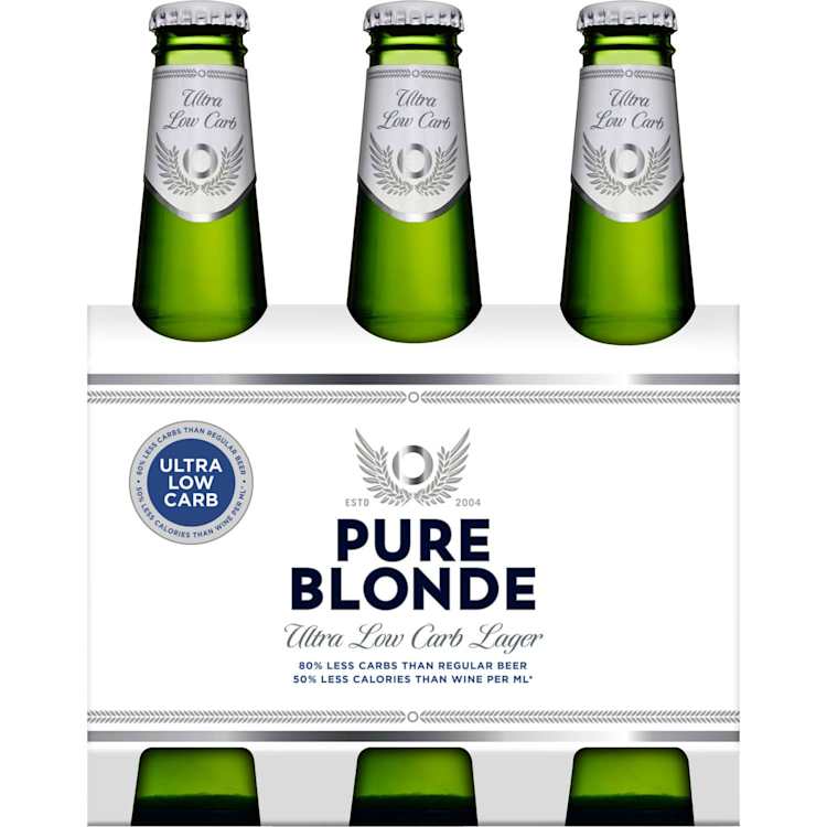 Pure Blonde Ultra Low Carb Lager Bottles