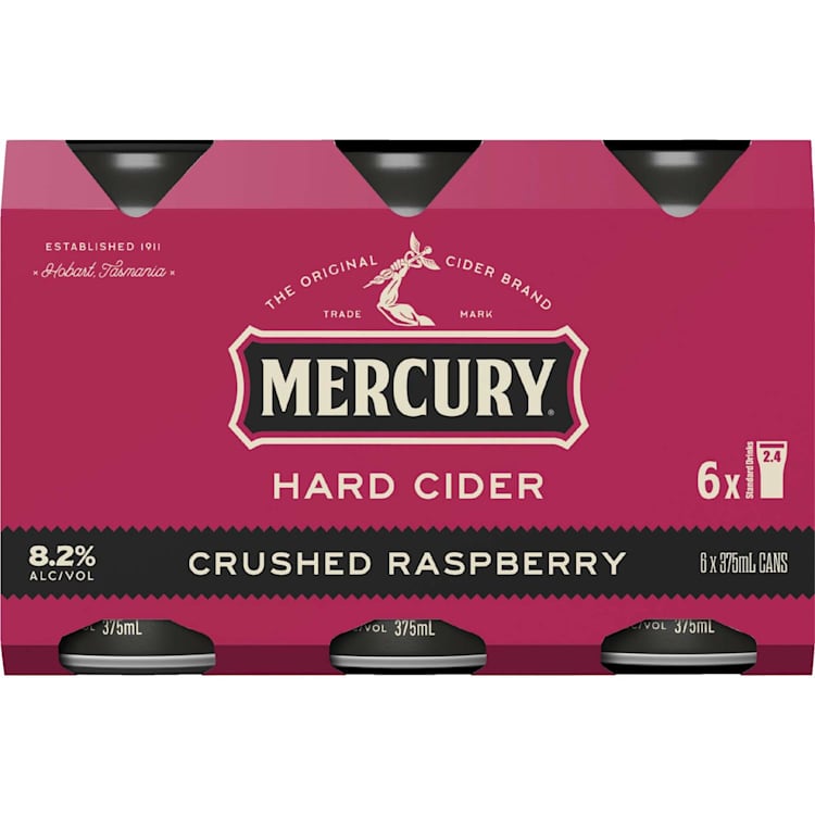 Mercury Hard Cider Crushed Raspberry 8.2%