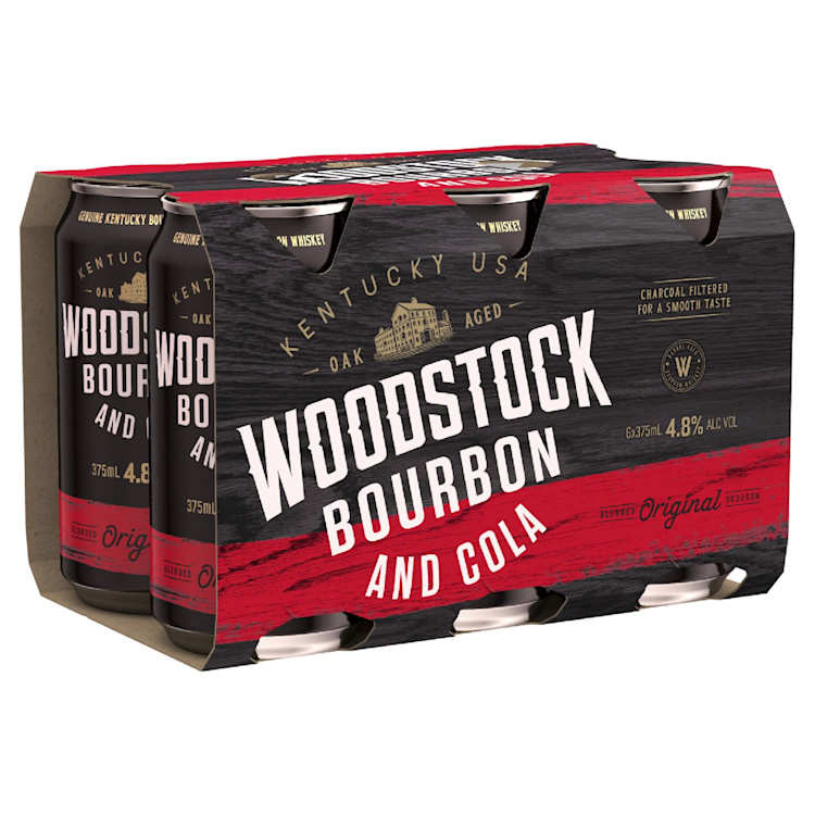 Woodstock Bourbon & Cola 4.8% Can