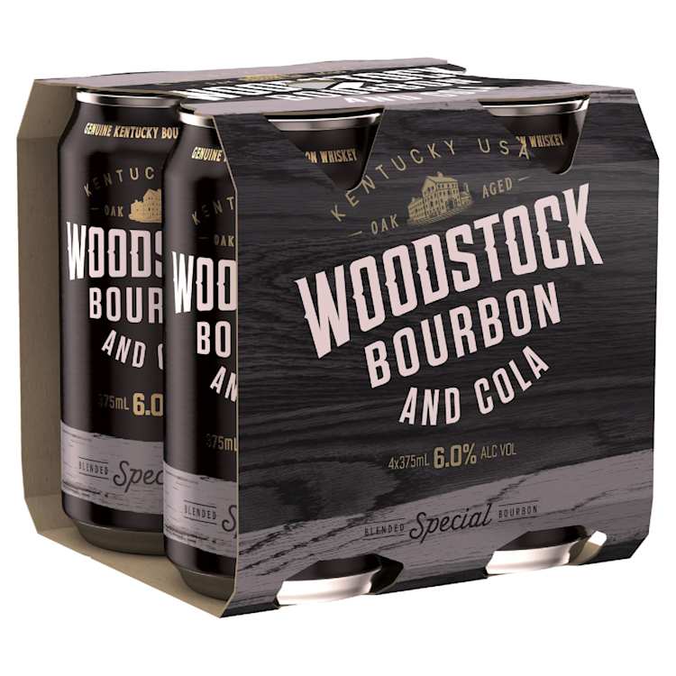 Woodstock Bourbon & Cola 6.0% Can