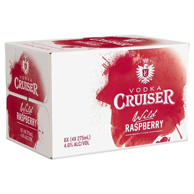 Vodka Cruiser Wild Raspberry 4.6% Bottle