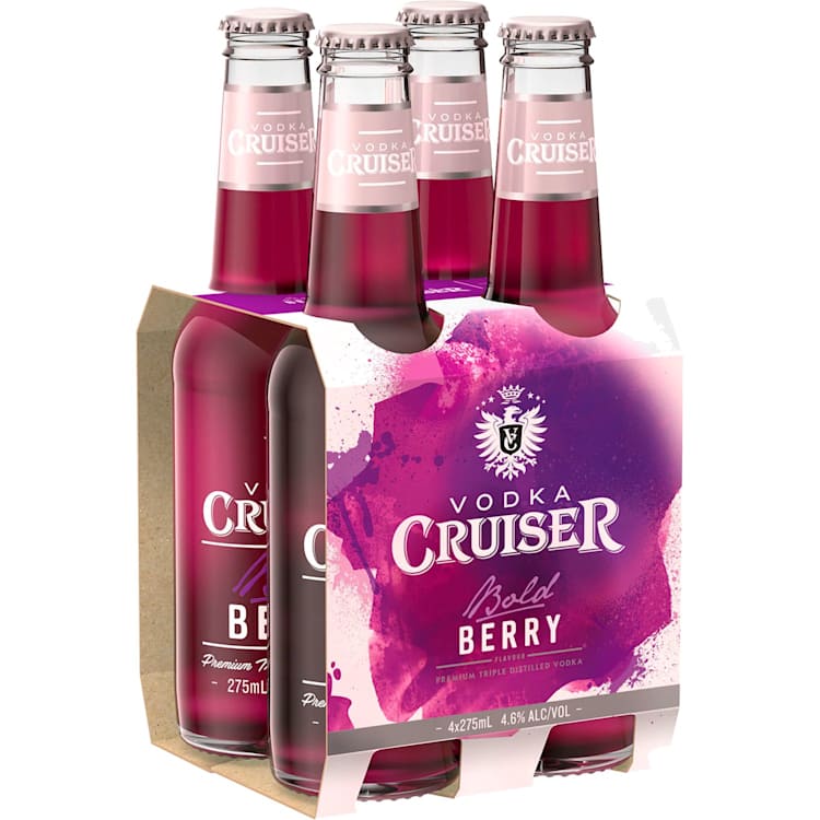 Vodka Cruiser Bold Berry 4.6% Bottle