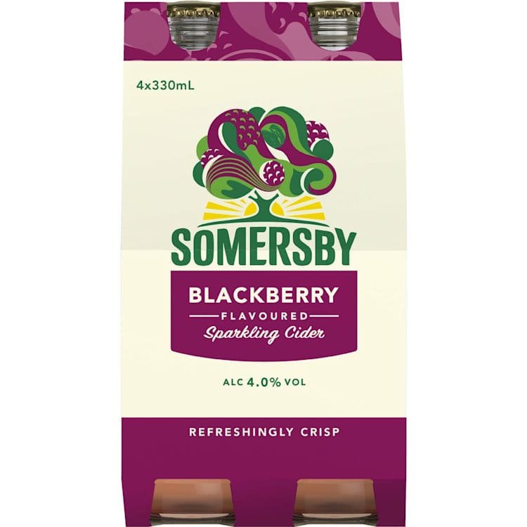 Somersby Blackberry Flavoured Cider 4.0% Bottle