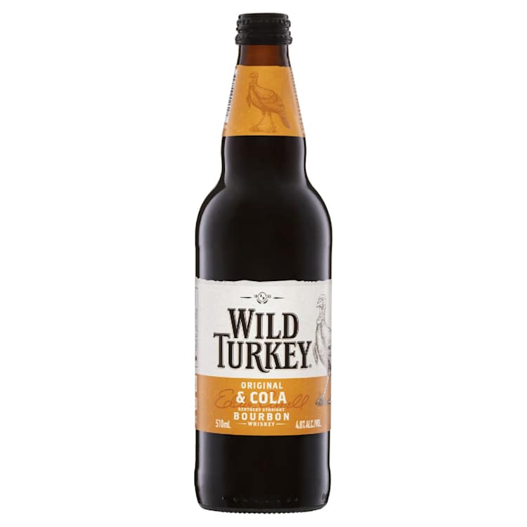 Wild Turkey & Cola Long Neck 4.8%