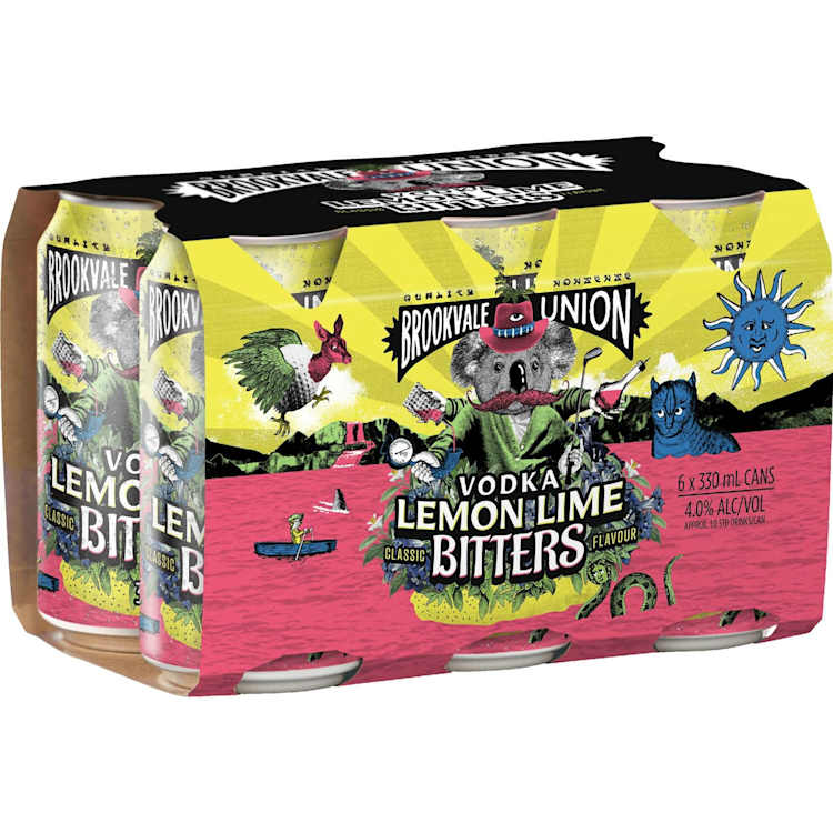 Brookvale Union Lemon, Lime & Bitters 4.0% Can