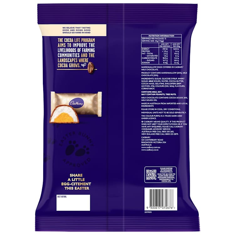 Cadbury Marshmallow Eggs Milk Chocolate