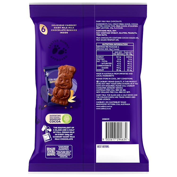 Cadbury Dairy Milk Bunny Sharebag