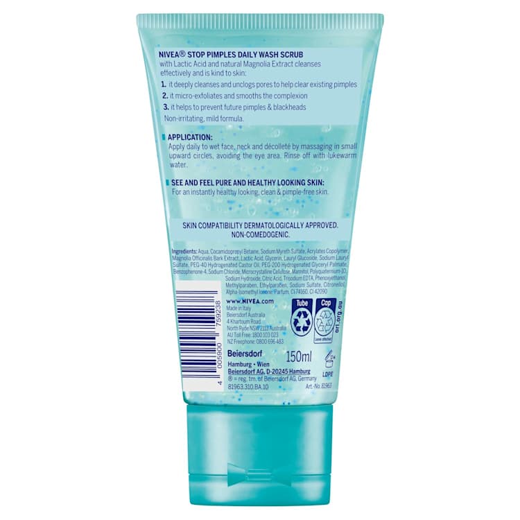 NIVEA Stop Pimples Daily Wash Scrub