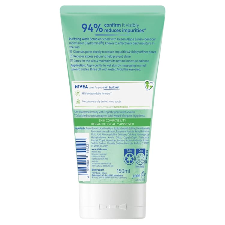 NIVEA Purifying Wash Scrub