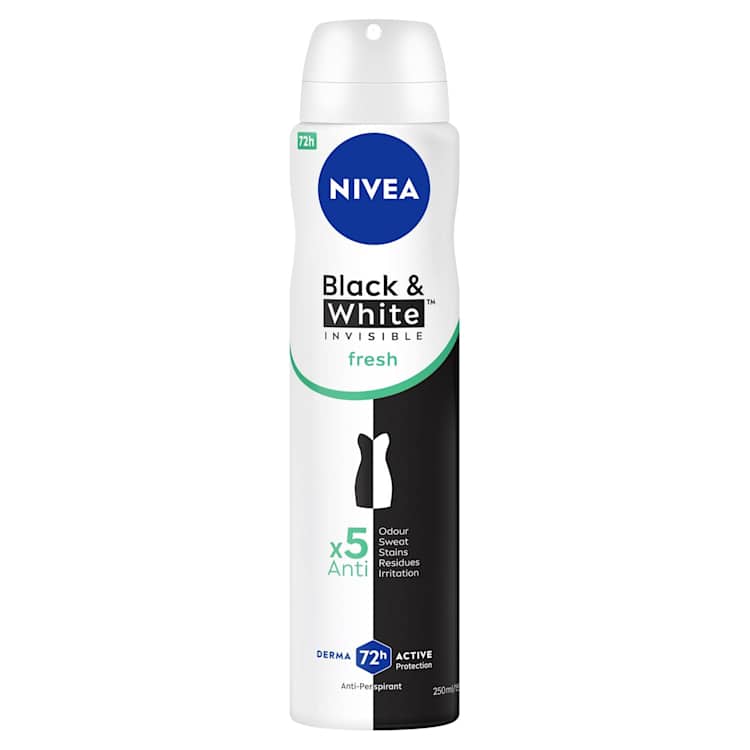 NIVEA Black & White Invisible Fresh Anti-Perspirant Aerosol