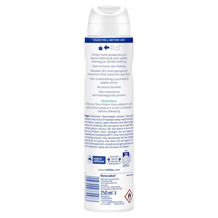 NIVEA Black & White Invisible Fresh Anti-Perspirant Aerosol