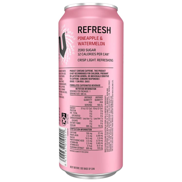 V Refresh Pineapple and Watermelon Energy Drink