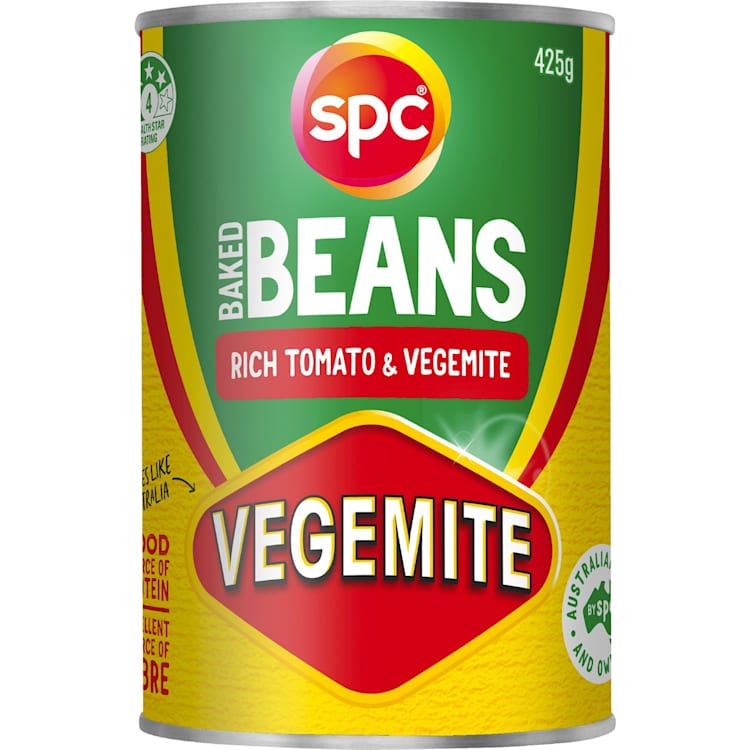 SPC Baked Beans Rich Tomato & VEGEMITE