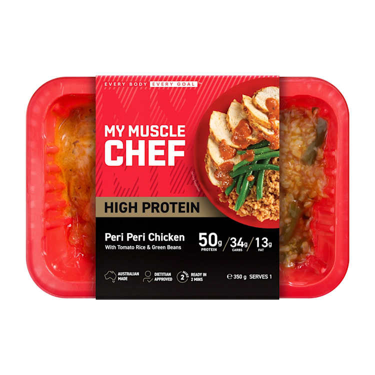 My Muscle Chef Peri Peri Chicken with Tomato Rice & Green Beans