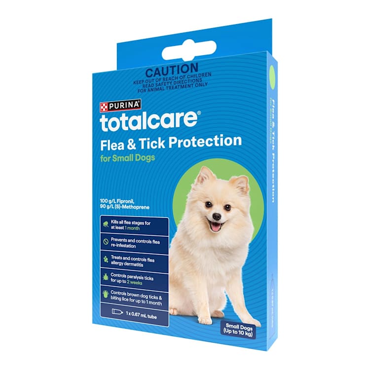 Purina Total Care Flea Treatment Flea Tick Control Plus Small Dog