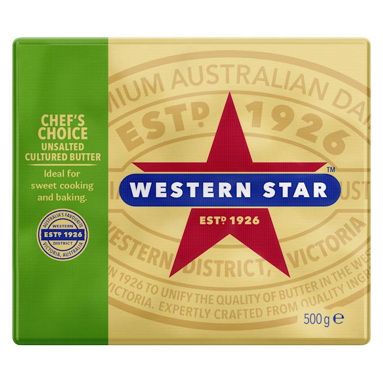 Western Star Chef's Choice Unsalted Cultured Butter
