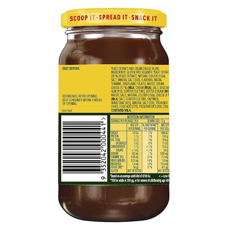 Vegemite & Cheese Bite Spread