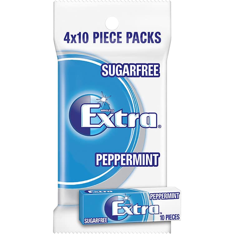 Extra Peppermint Sugar Free Chewing Gum