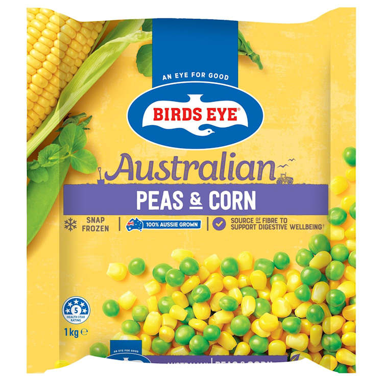 Birds Eye Snap Frozen Peas & Corn