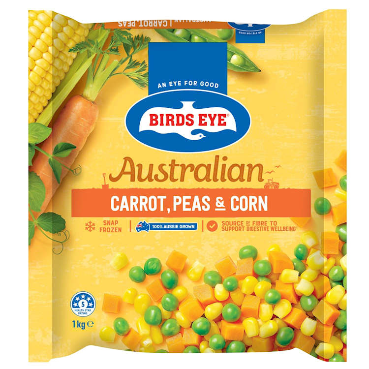 Birds Eye Country Harvest Peas Corn & Carrot