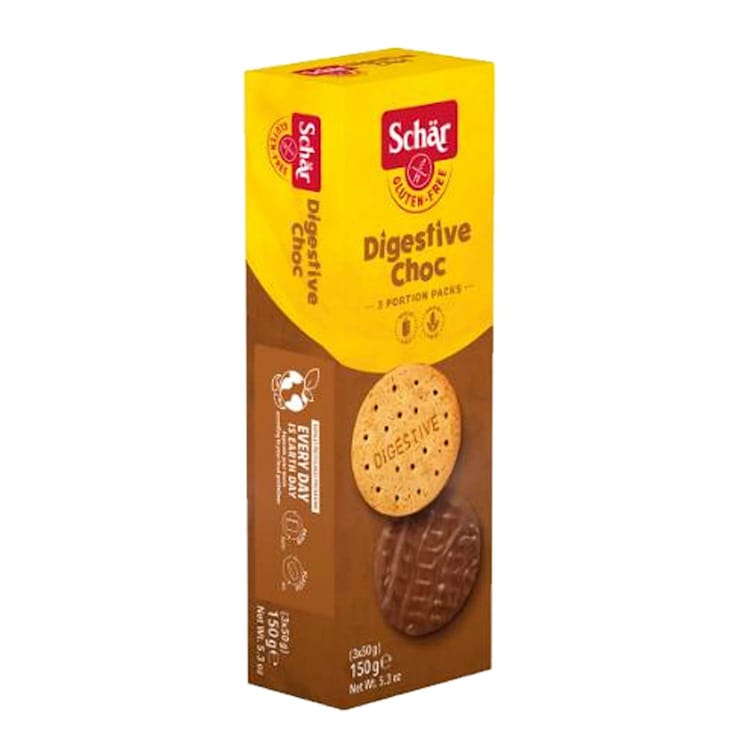 Schar Gluten Free Digestive Choc Biscuits