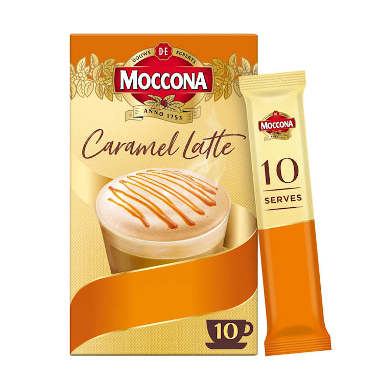 Moccona Coffee Sachets Caramel Latte