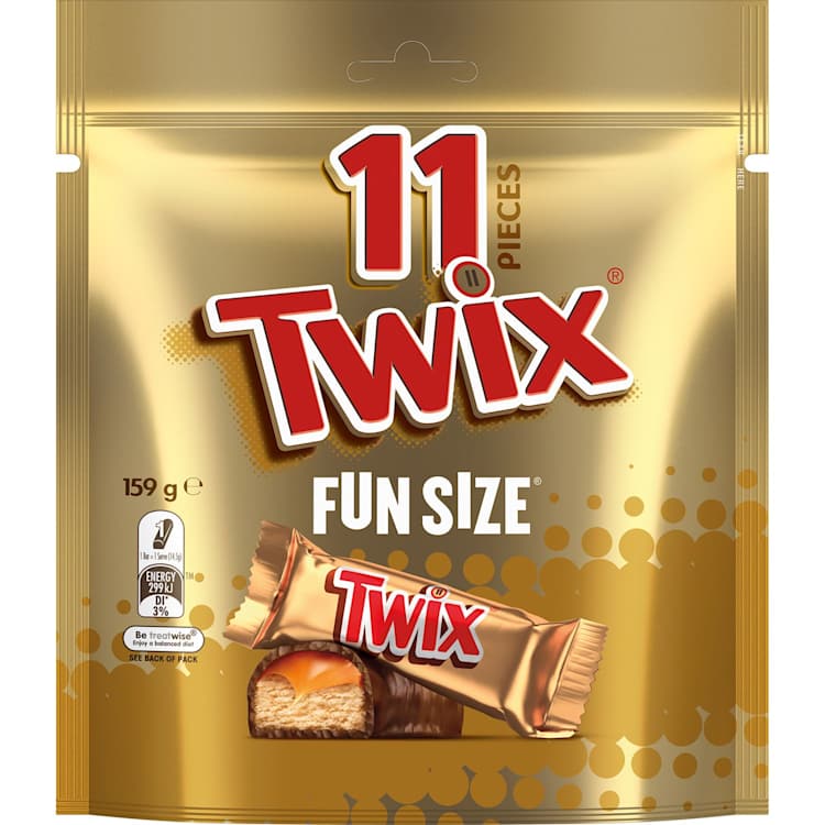 Twix Milk Chocolate Caramel Biscuit Party Share Bag